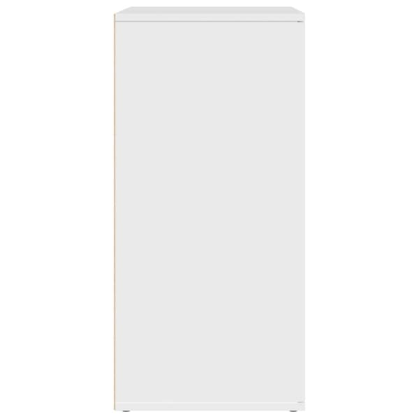 skænke 2 stk. 79x38x80 cm konstrueret træ hvid