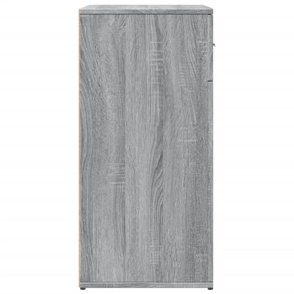 Senkit 2 kpl harmaa Sonoma 79x38x80 cm tekninen puu