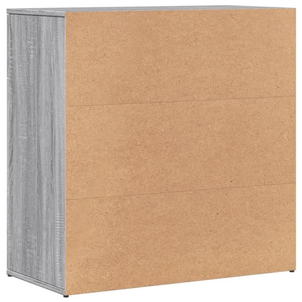 Senkit 2 kpl harmaa Sonoma 79x38x80 cm tekninen puu
