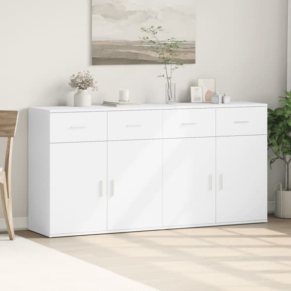 Senkit 2 kpl valkoinen 79x38x80 cm tekninen puu