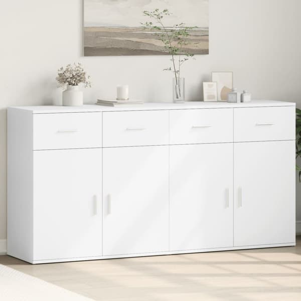 Senkit 2 kpl valkoinen 79x38x80 cm tekninen puu