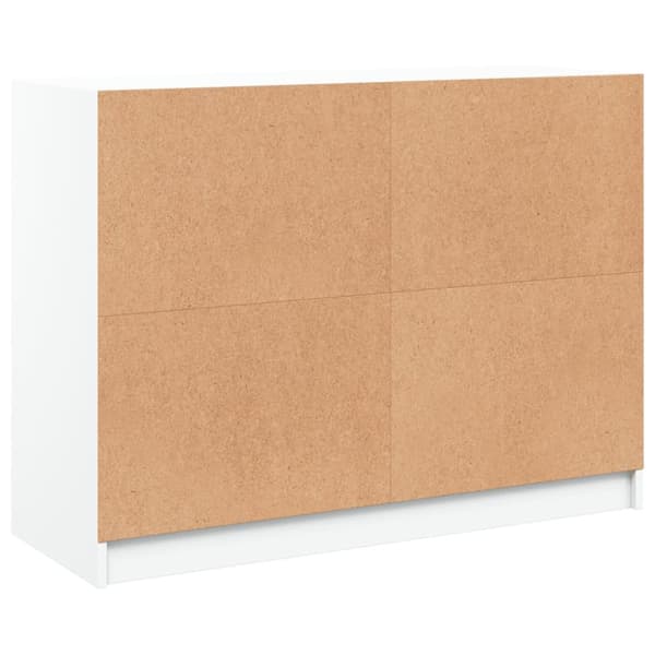 skab 101,5x37x75,5 cm konstrueret træ hvid