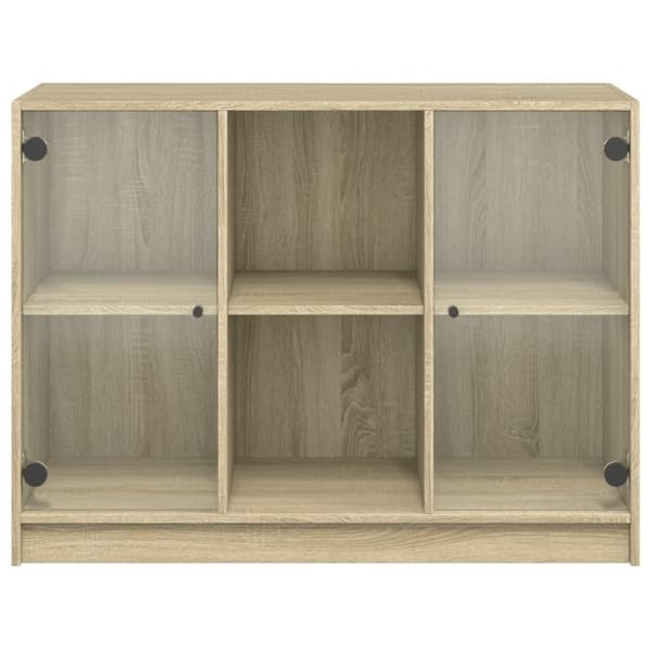 skænk 102x37x75,5 cm konstrueret træ sonoma-eg