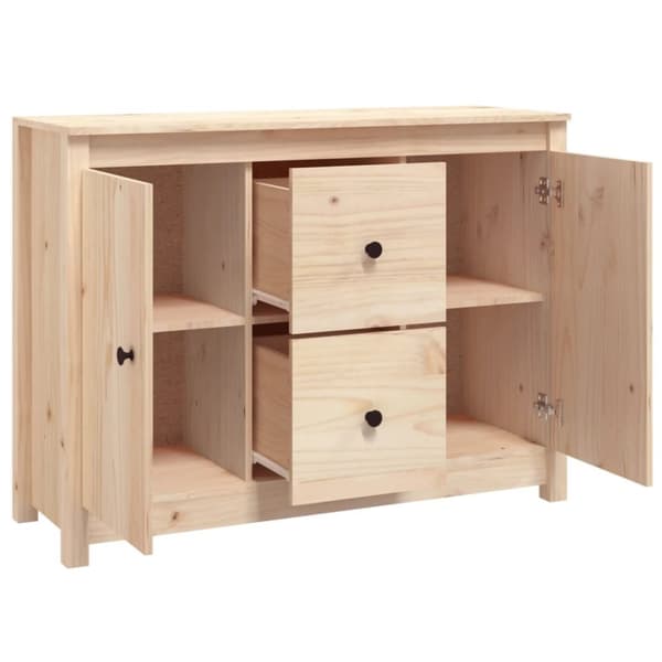 Skänk 100x35x74 cm massiv furu
