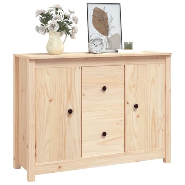 Skänk 100x35x74 cm massiv furu