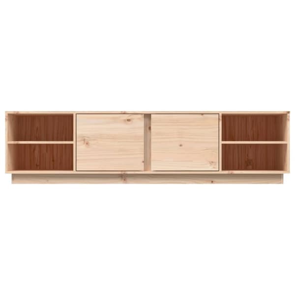 tv-bord 156x40x40 cm massivt fyrretræ