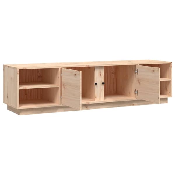 tv-bord 156x40x40 cm massivt fyrretræ