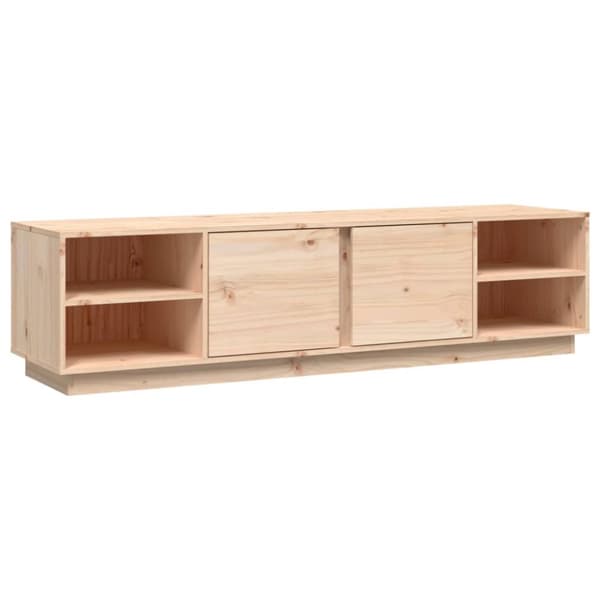 tv-bord 156x40x40 cm massivt fyrretræ