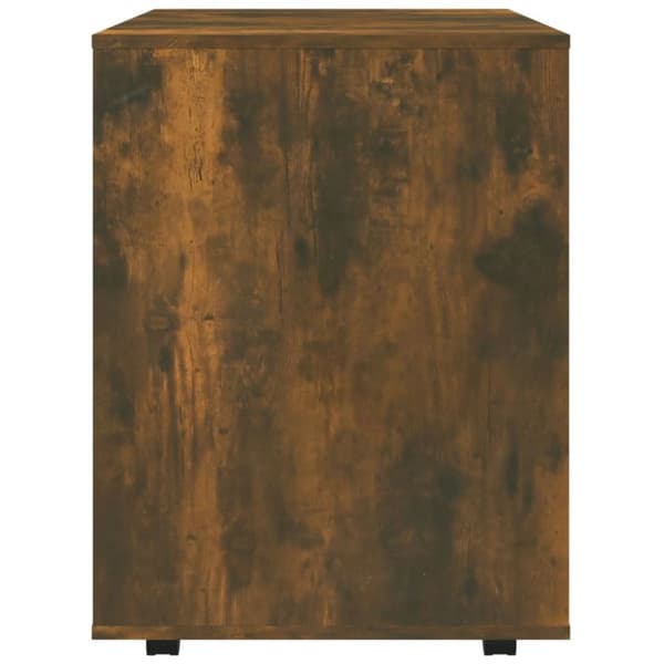 rullebord 60x53x72 cm konstrueret træ røget egetræsfinish