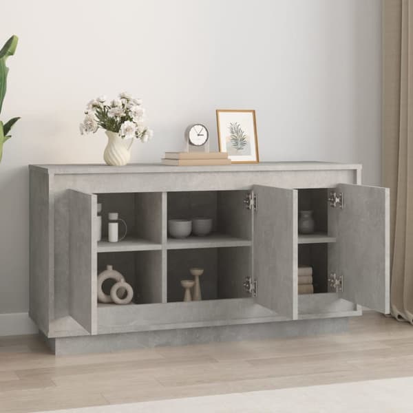 Senkki betoninharmaa 102x35x55 cm tekninen puu