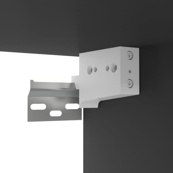 Väggmonterad tv-bänk svart 100x30x26,5 cm konstruerat trä
