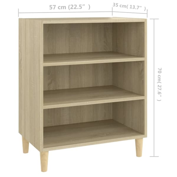 Skänk somoma-ek 57x35x70 cm spånskiva