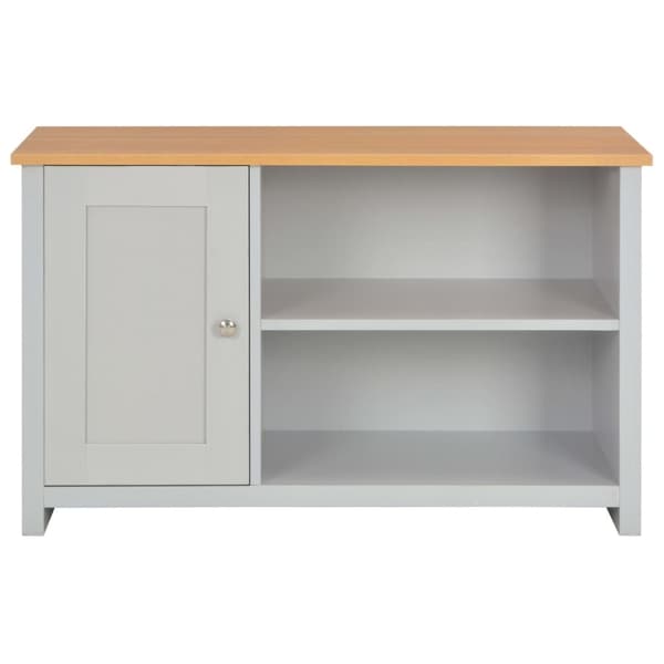 tv-skab 95x39x58 cm grå