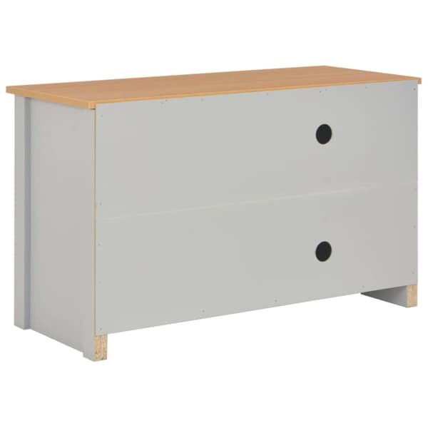 tv-skab 95x39x58 cm grå