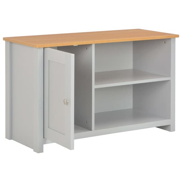 tv-skab 95x39x58 cm grå