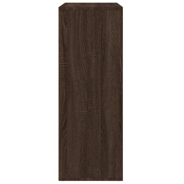 skænk 60x31x84 cm konstrueret træ brun egetræsfarve