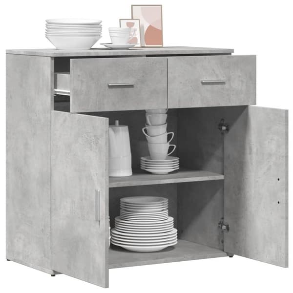 Senkki betoninharmaa 79x38x80 cm tekninen puu