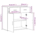 Pikkukuva 10 / 10: Senkki betoninharmaa 79x38x80 cm tekninen puu