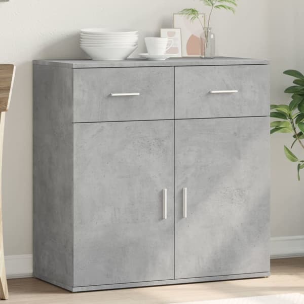 Senkki betoninharmaa 79x38x80 cm tekninen puu