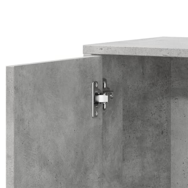 Senkit 2 kpl betoninharmaa 60x31x70 cm tekninen puu