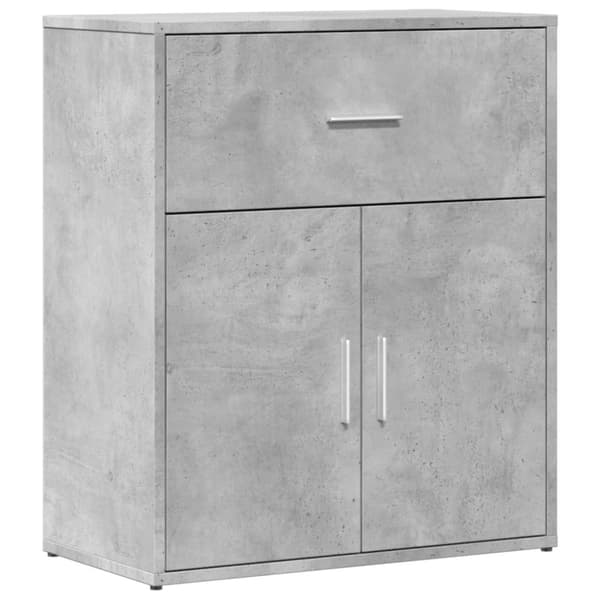skænke 2 stk. 60x31x70 cm konstrueret træ betongrå