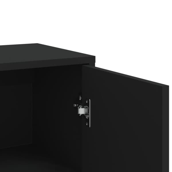 Senkit 2 kpl musta 60x31x84 cm tekninen puu