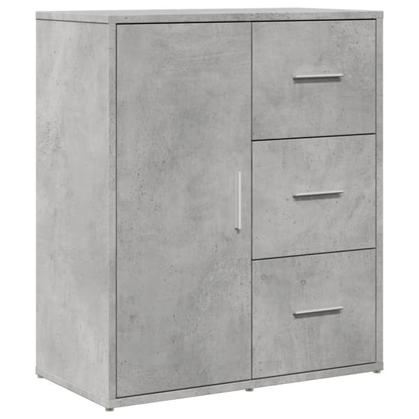 Senkit 2 kpl betoninharmaa 60x31x70 cm tekninen puu