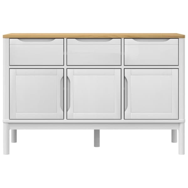 Senkki FLORO valkoinen 114x43x74 cm täysi mänty