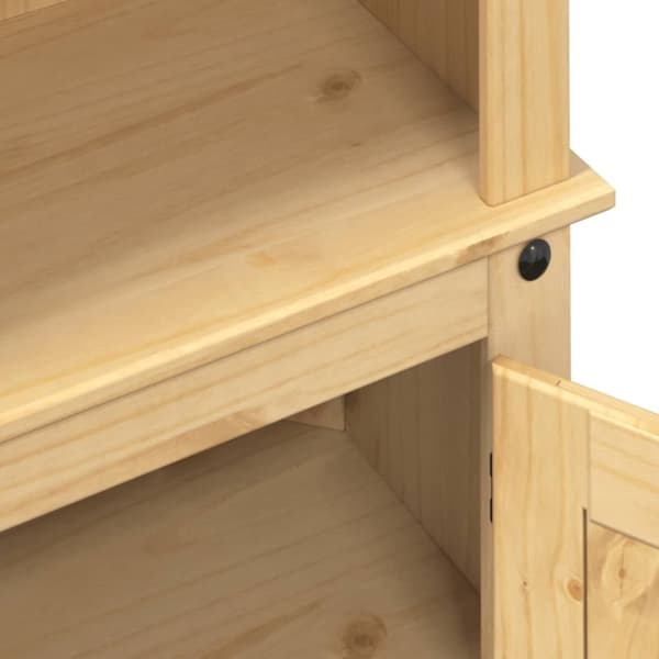 Högskåp Corona 74x38x170 cm massiv furu