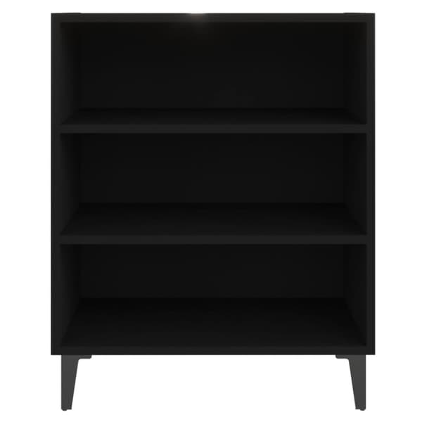 skænk 57x35x70 cm spånplade sort