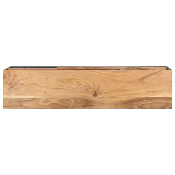 tv-skab 130x30x45 cm massivt akacietræ