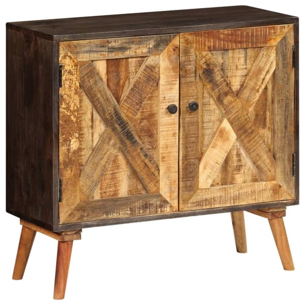 Skänk massivt mangoträ 85x30x75 cm