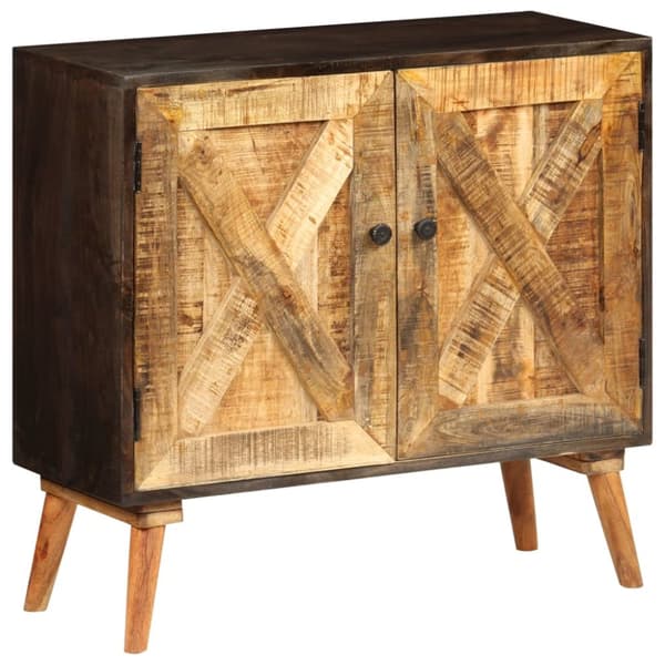 Skänk massivt mangoträ 85x30x75 cm