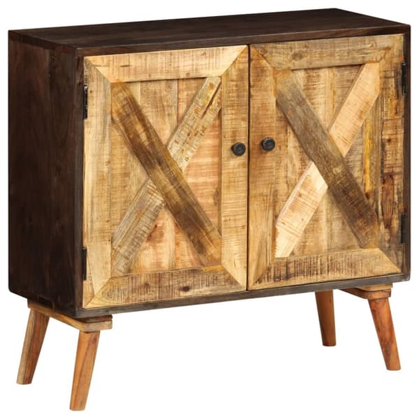 Skänk massivt mangoträ 85x30x75 cm