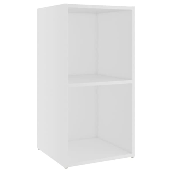 TV-skåp 4 delar vit 72x35x36,5 cm konstruerat trä