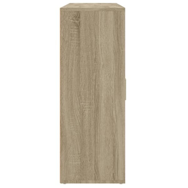 kommoder 3 stk. 60x31x84 cm konstrueret træ sonoma-eg