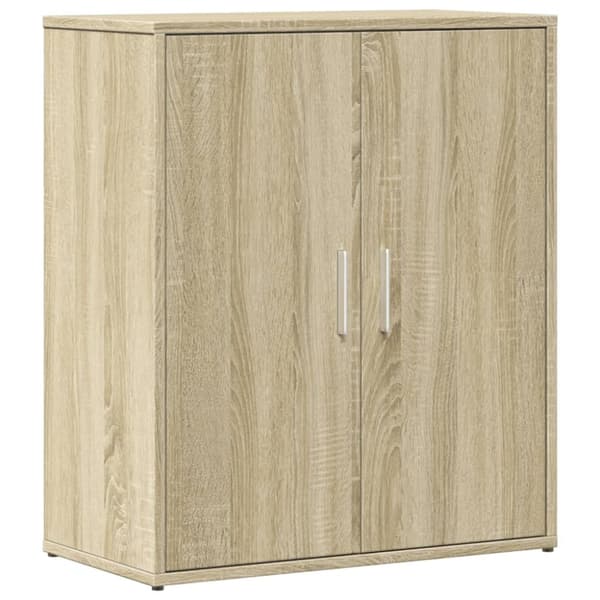 skænke 2 stk. 60x31x70 cm konstrueret træ sonoma-eg