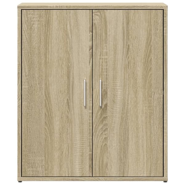 skænke 2 stk. 60x31x70 cm konstrueret træ sonoma-eg