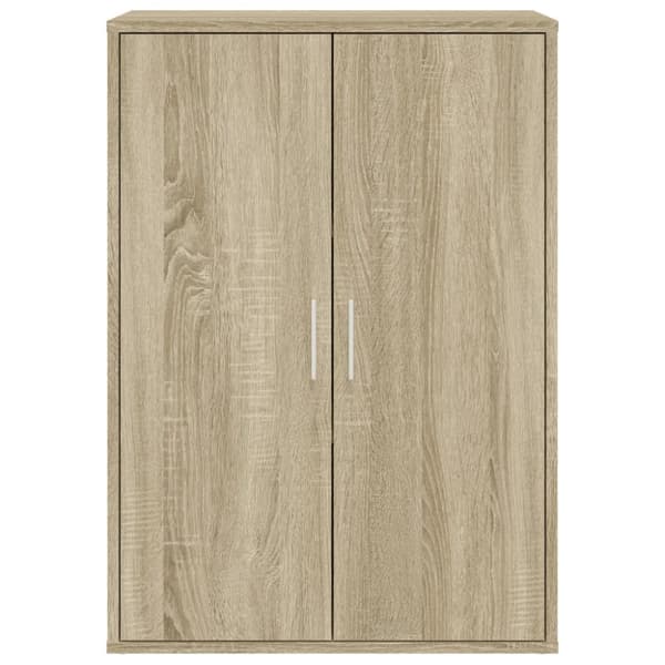 kommoder 2 stk. 60x31x84 cm konstrueret træ sonoma-eg