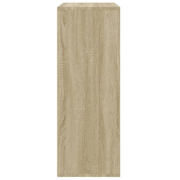 kommoder 2 stk. 60x31x84 cm konstrueret træ sonoma-eg