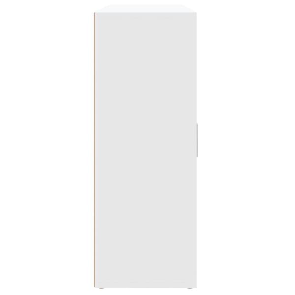 kommoder 3 stk. 60x31x84 cm konstrueret træ hvid