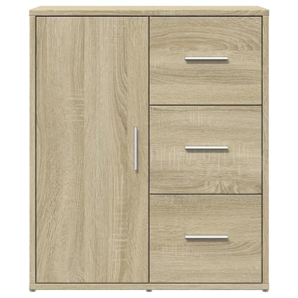 skænke 2 stk. 60x31x70 cm konstrueret træ sonoma-eg