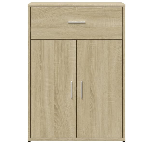Skänkar 2 st sonoma-ek 60x30x84 cm konstruerat trä
