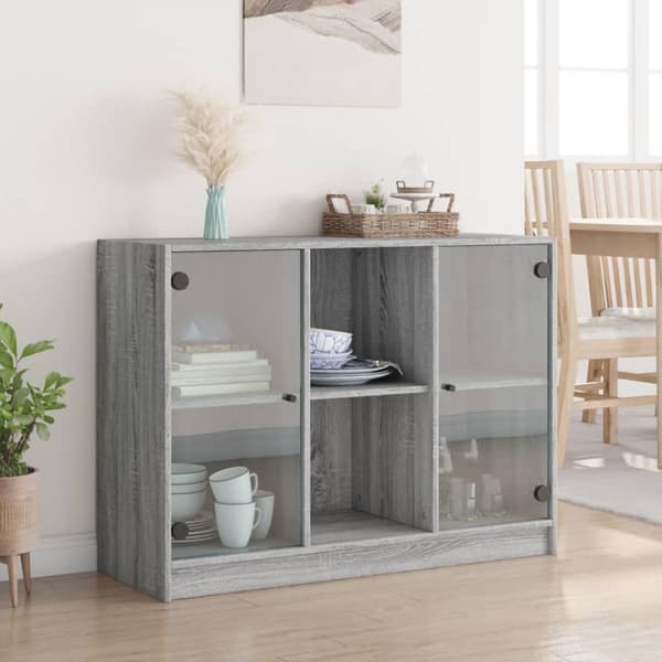 Senkki harmaa Sonoma 102x37x75,5 cm tekninen puu