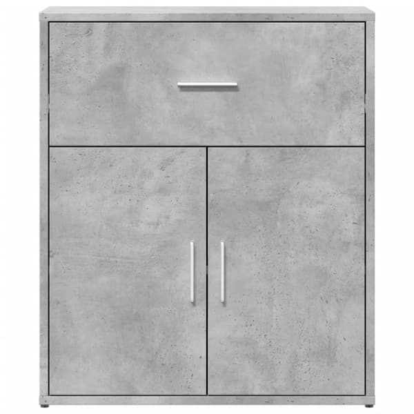 Skänk betonggrå 60x31x70 cm konstruerat trä