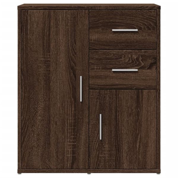Senkki ruskea tammi 60x31x70 cm tekninen puu