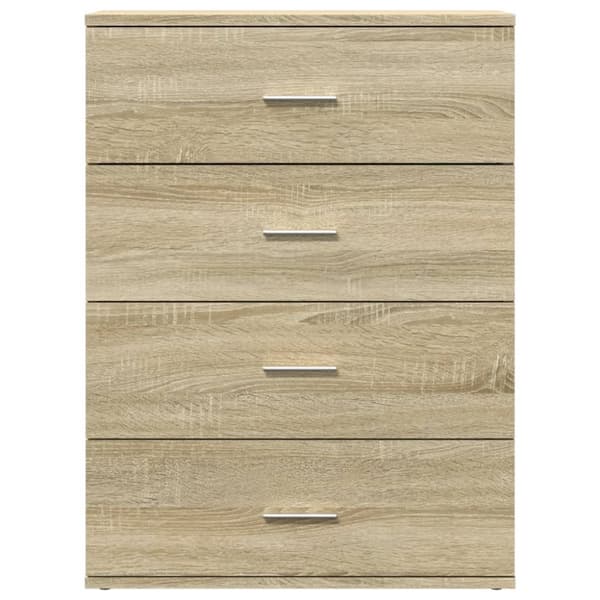 skænk 60x39x80 cm konstrueret træ sonoma-eg