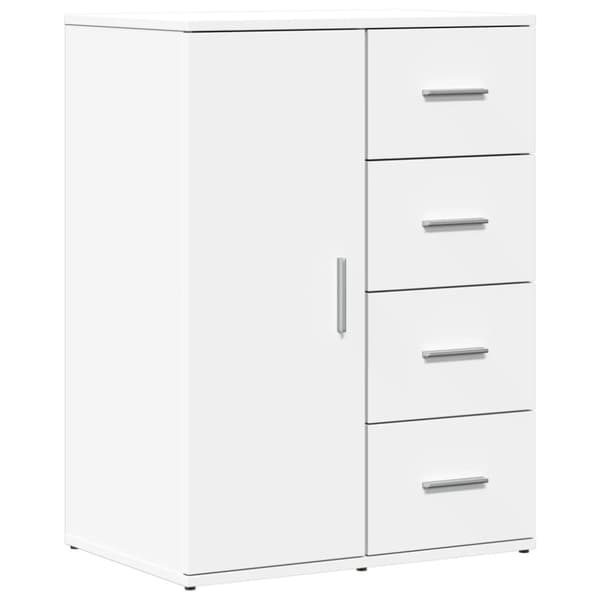 skab 59x39x80 cm konstrueret træ hvid