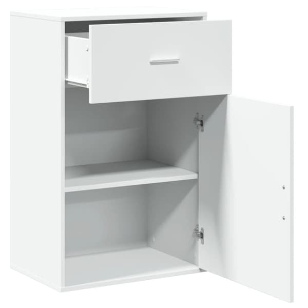 opbevaringsskab 56,5x39x90 cm konstrueret træ hvid