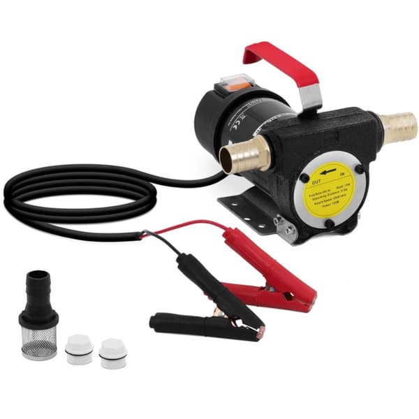 Sähköpumppu dieselpolttoaineen tyhjentämiseen, itseimevä IP55 12 V 155 W 40 l/min